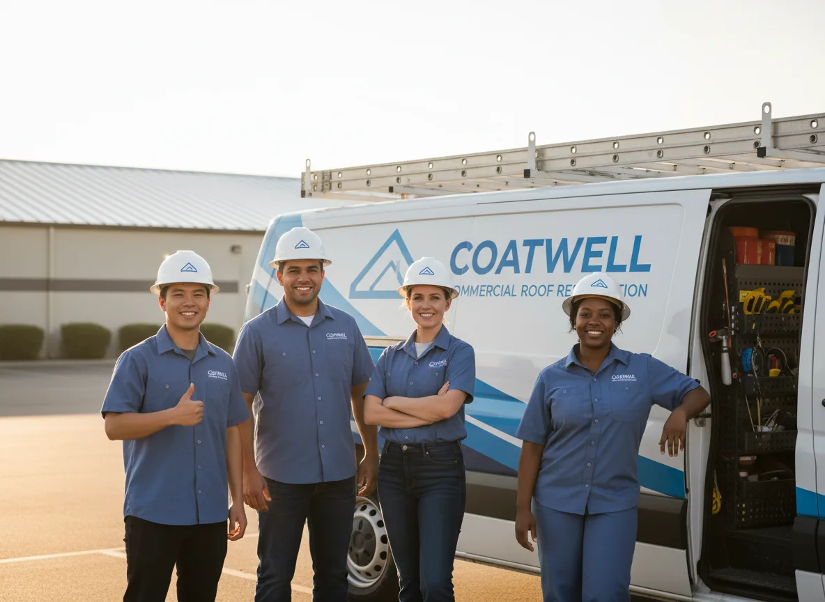 Commercial roof coating company in Scandinavia, WI